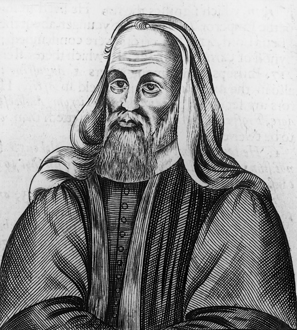 Portrait of Pelagius.