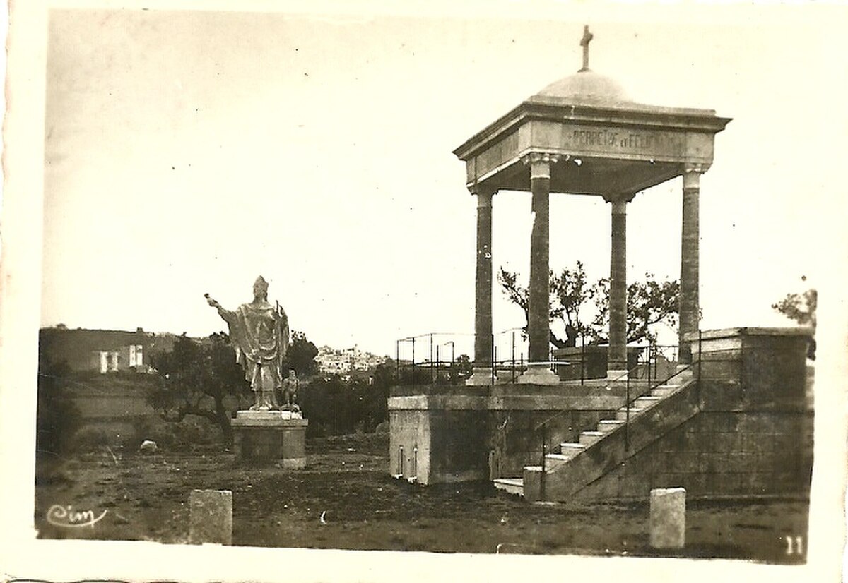 Early Christian basilica ruins at Carthage.